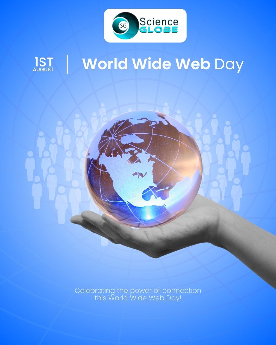 ScienceGlobe's tweet photo. 🌐 Happy World Wide Web Day! 🌍

Today, we celebrate the invention that transformed the way we connect, learn, collaborate, and innovate—the World Wide Web.

Happy World Wide Web Day!

#WorldWideWebDay #ScienceGlobe #Innovation #Research #Science #Technology #Education https://t.co/AEFeYBrbFy