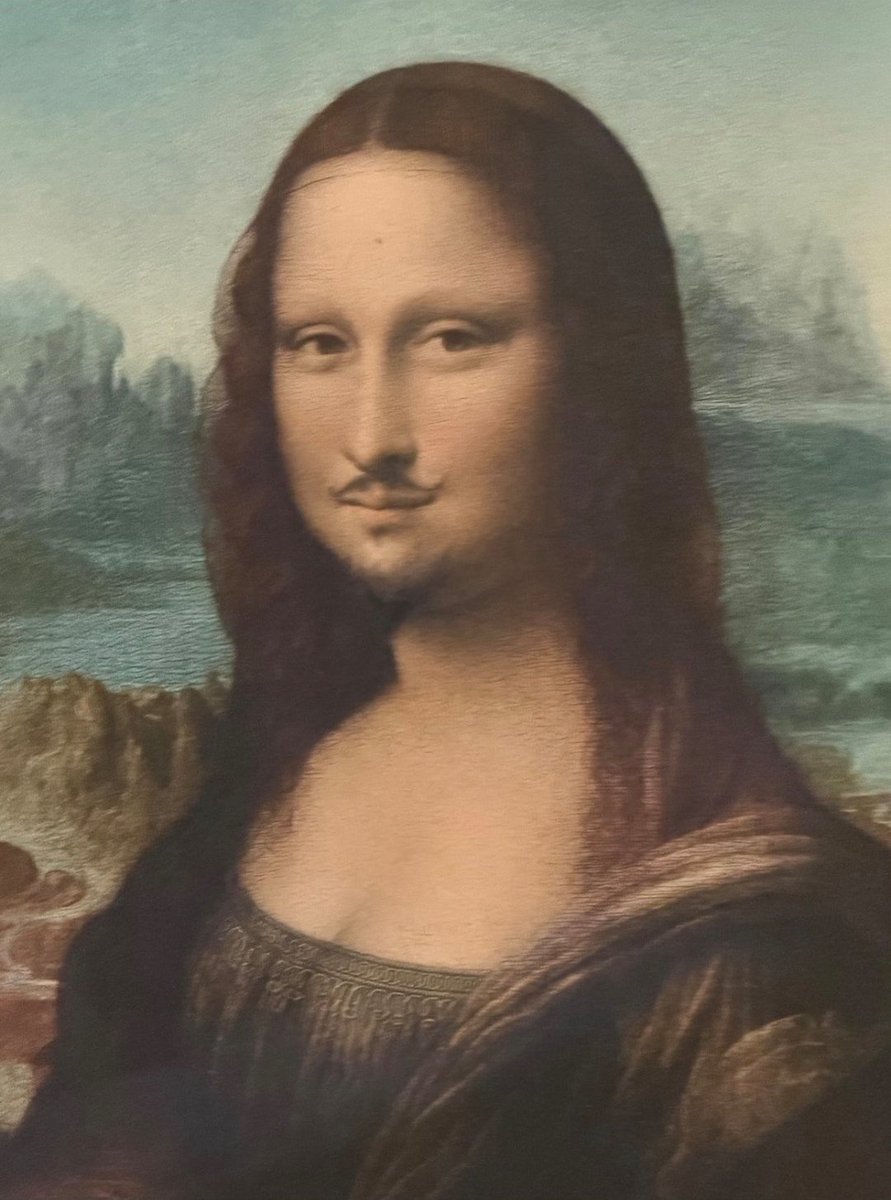 Look4SD's tweet photo. L.H.O.O.Q. is an interesting piece not because Marcel Duchamp defaced Mona Lisa but the conversations as to why he did it.

Some believed he was challenging the art-world elitism and the social construct what is considered a "masterpiece". + https://t.co/N9nnwxuJG1