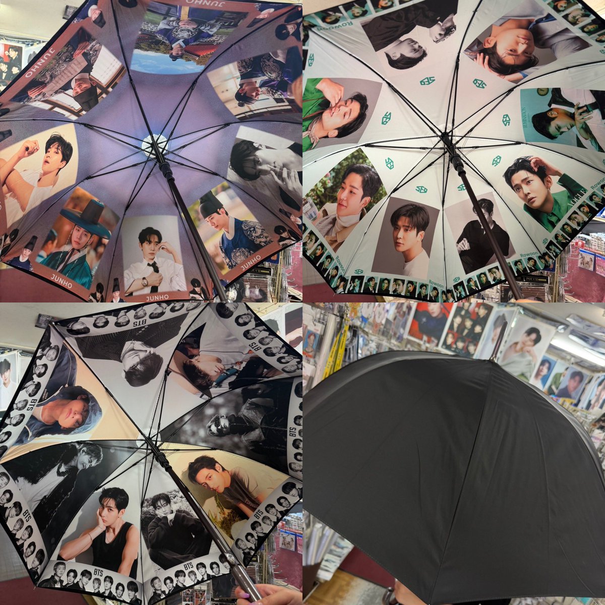 Han_Shop_Japan's tweet photo. ☂️✨韓SHOP限定✨

推し活応援グッズ
🌂 雨・晴れ兼用 傘 販売中‼️

🖤表はシンプルなブラック
📏全長約87cm
💪頑丈な作りでイベントや普段使いにもおすすめ✨

雨の日も晴れの日も推しと一緒に💕

【ラインナップ】はアイドル、俳優多数‼️
#韓SHOP #推し活 #推し活グッズ #KPOP https://t.co/wDXpSKoyCt