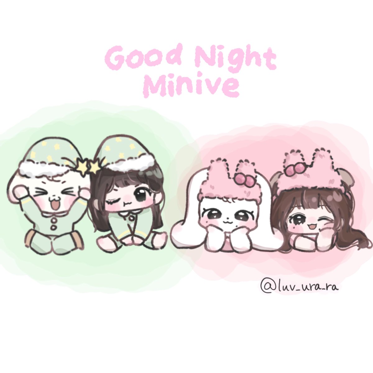 luv_ura_ra's tweet photo. 𝘎𝘰𝘰𝘥 𝘕𝘪𝘨𝘩𝘵 𝘔𝘪𝘯𝘪𝘷𝘦…💤🎀
 #ivefanart https://t.co/lsXigoWpni