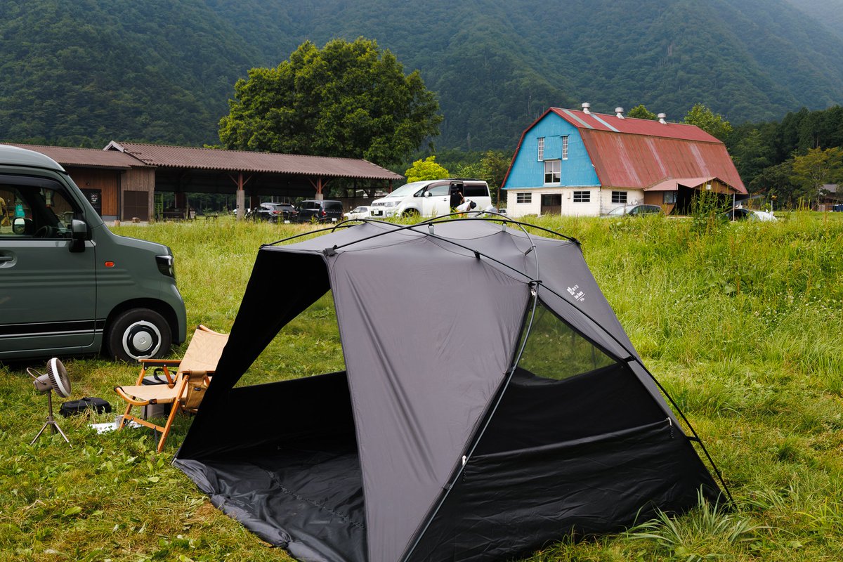 furomeshi_Lab's tweet photo. これで酷暑の夏キャンプは乗り切れるのか？
今日は、ちょこっと富士様🗻

#ふもとっぱら
#ソロキャンプ
#富士山
#ゆるキャン
#静岡県富士宮市 https://t.co/Xqc96QnPWG