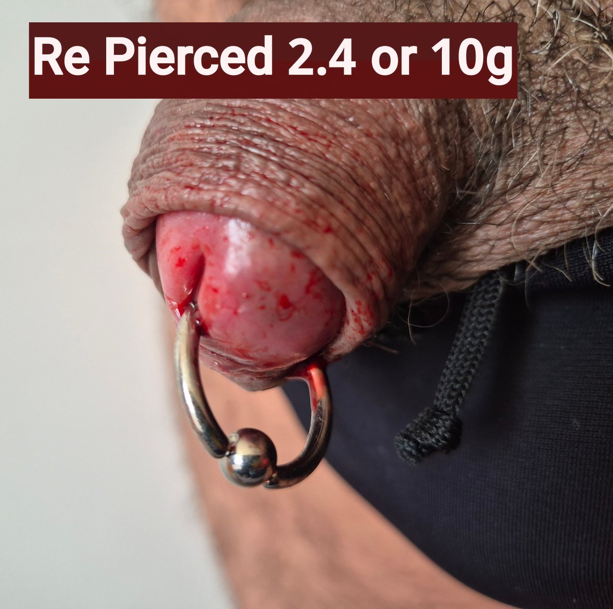 Jan507120536306's tweet photo. #pierced
#piercedcock
#TeamPA
#PrinceAlbertPiercing
#princealbert
#cockpiercing
#PA
Prince Albert piercing re done. https://t.co/0Iw2xoefri