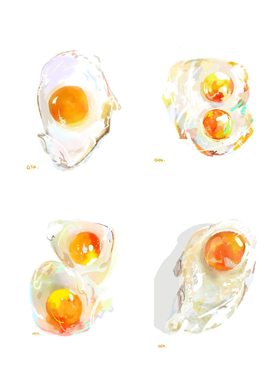 ito_asa_'s tweet photo. 目玉焼きデイズ。
みんなちがって、みんないい。
#sketch https://t.co/k46RAH19m7