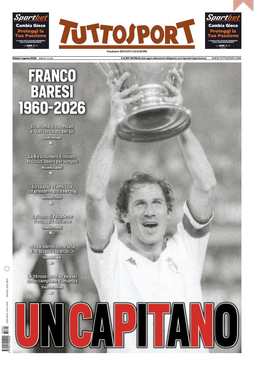 MilanSpace_03's tweet photo. UN CAPITANO https://t.co/xW9w3lDBs7