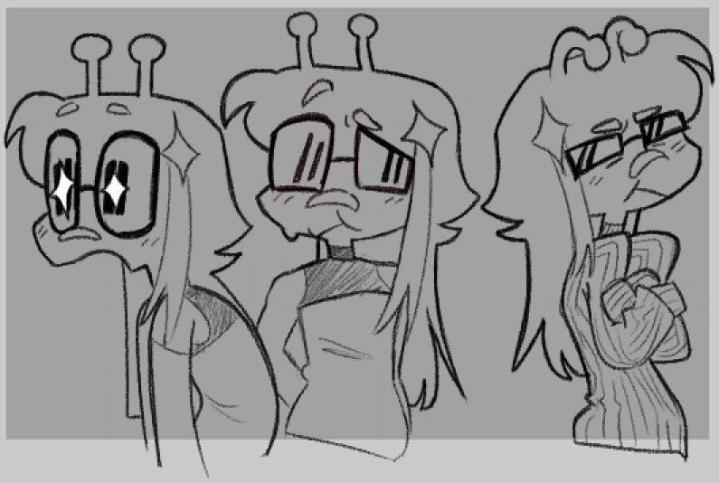 LunaTheTanuki's tweet photo. This is literally me btw 👽 🛸 

#wip https://t.co/oyD0PZW1BS