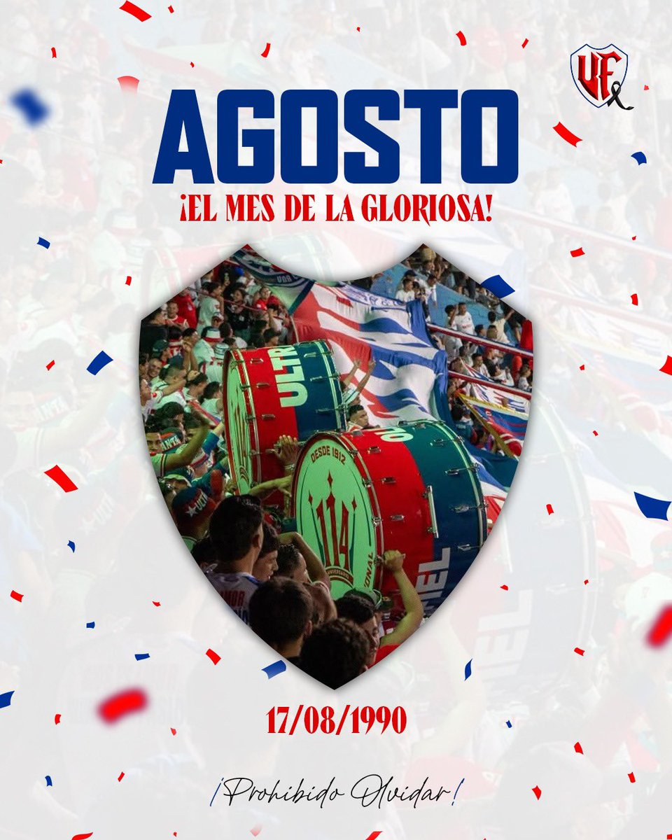 LaUltraFiel_'s tweet photo. ¡LLEGÓ EL MES DE LA GLORIOSA! 🎉🤩

Agosto, el mes en que, hace 36 años, nació la pionera del barrismo en Centroamérica: La Gloriosa Barra La Ultra Fiel. 🦁🇳🇱

#LosQueNuncaTeFallamos https://t.co/Rdywiy3m3M