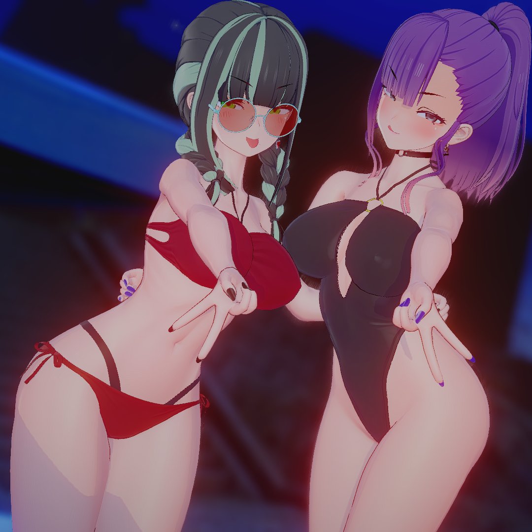 koikatu8's tweet photo. 「夏なので」

＃アイコミ ＃アイコミナイトツアー https://t.co/FykSVqPaMJ