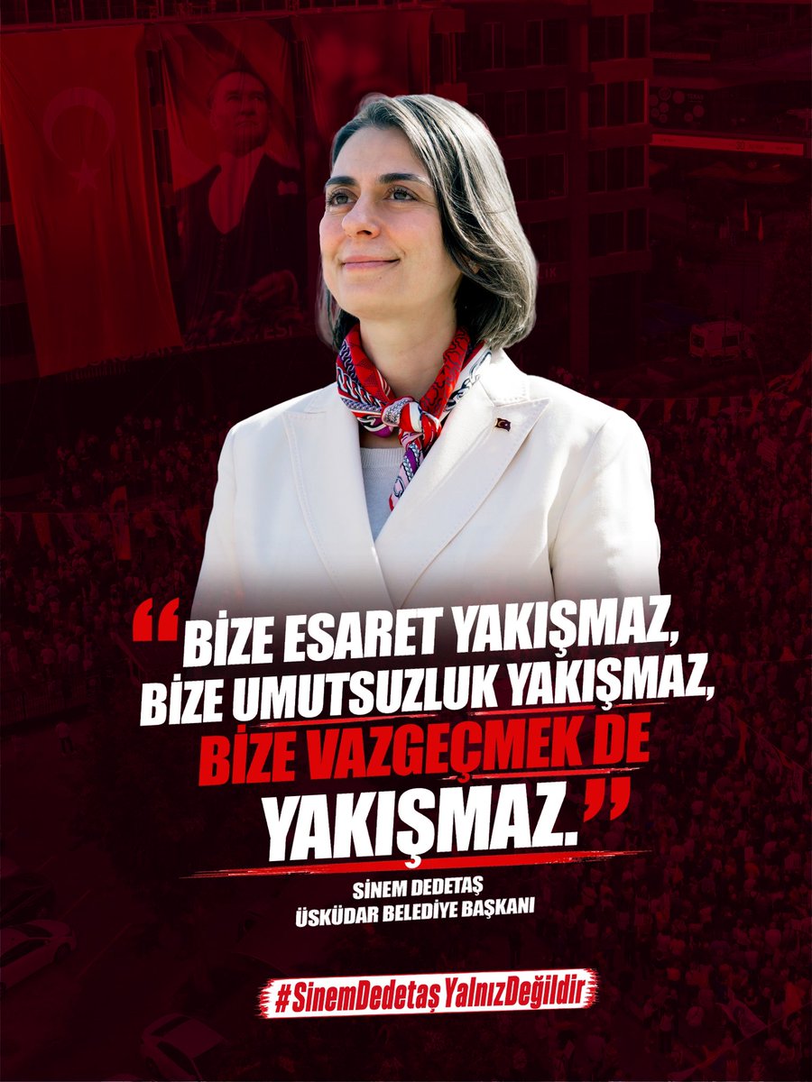 sdedetas's tweet photo. “Bize esaret yakışmaz. Bize umutsuzluk yakışmaz. Bize vazgeçmek de yakışmaz.”

#SinemDedetaşYalnızDeğildir https://t.co/4QiGuoQ9Jn