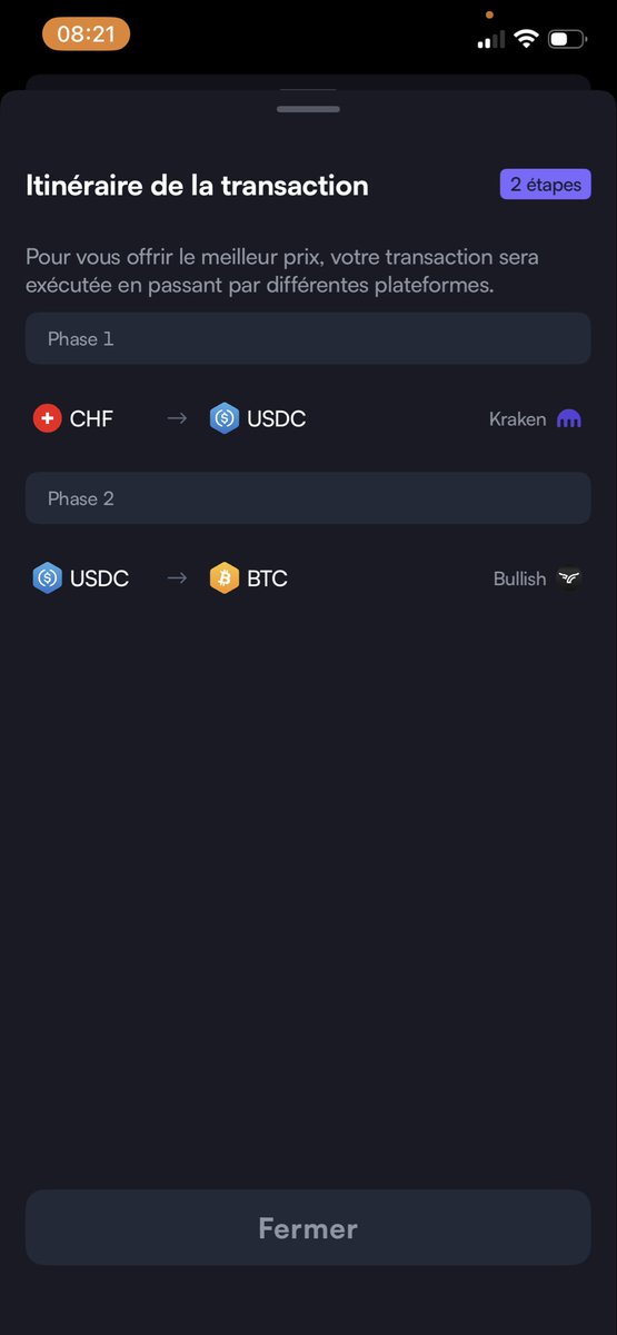 nanamakeup5's tweet photo. Transparency matters. Seeing exactly how @swissborg routes my transaction across multiple platforms to get the best execution is a great feature. 💚🚀

#GuardiansAd #SwissBorg #SwissborgGuardians https://t.co/Bdz8XvXfSg