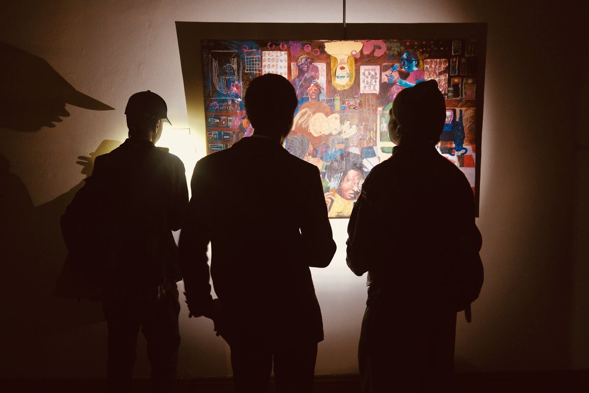 KBMpofu's tweet photo. National Art Gallery in Bulawayo last night for the opening of “Mirrors &amp; Windows” exhibition. https://t.co/ewO0gSiiWN