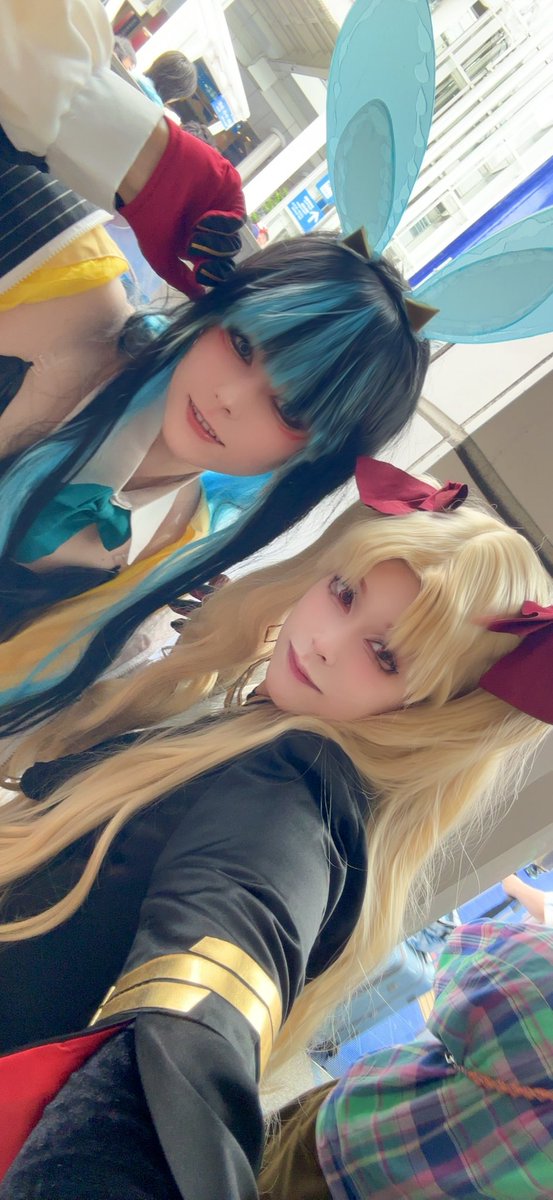 Kamatiti_Tokage's tweet photo. コスサミで初だしエレちゃんwithさとみテトラン

#コスサミ https://t.co/gseC2G8exn
