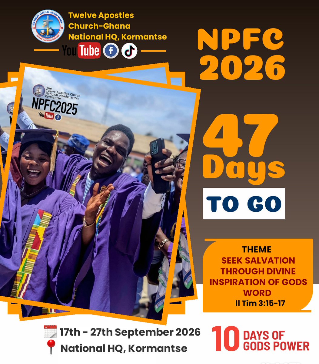 eshun424's tweet photo. #47DaystoKormantse .......
#DivineInspiration2026
#Prayer_Word_Prophetic
#10DaysPowerEncounter
#NPFC2026 https://t.co/szzuDN4cdt