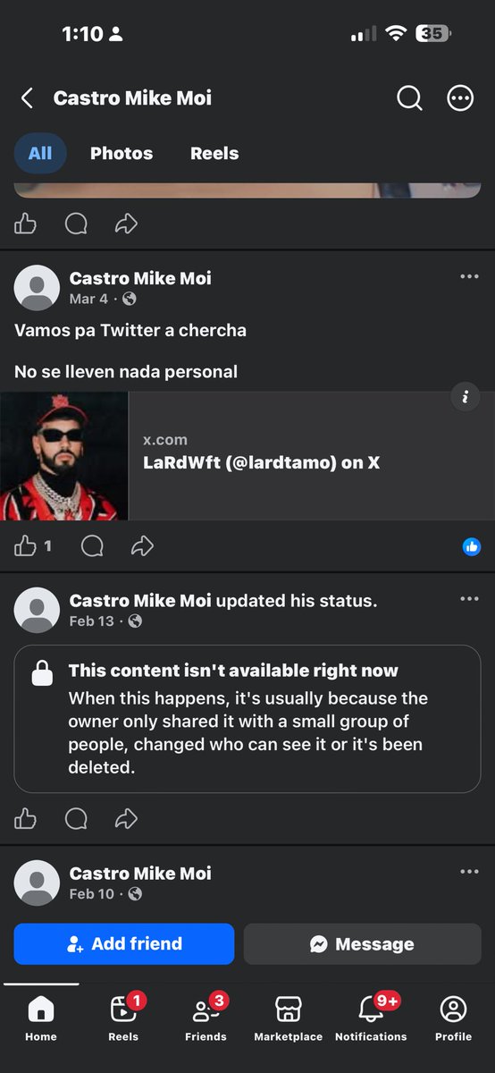 bulletp83035564's tweet photo. El maldito pokenmon que es está tan infeliz. Te pasas tirando hate todos los putos días pedazo de Mierda. @lardtamo 

#elmanicomio #Nadiecomonosotros https://t.co/APupi5maSI
