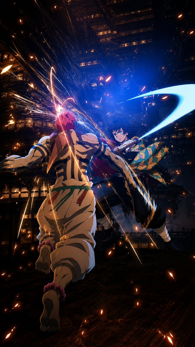 theanimepostx's tweet photo. you can just literally pick any frame from demon slayer infinity castle for your wallpaper 😍🔥 https://t.co/8nP7HiI9EQ