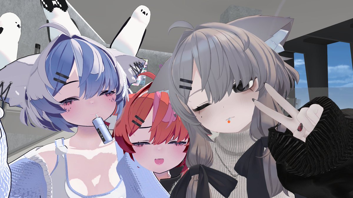 mashiro_Mafuyu_'s tweet photo. #非公式真冬ちゃん集会  #真冬3D
隙間に挟まる赤い影… https://t.co/fiLioEKo7a