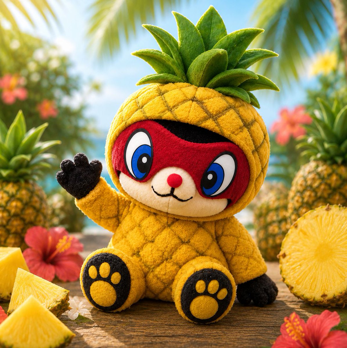 sukusuma's tweet photo. 🍍今日も一日お疲れさまでした。スクスマが午後6時をお知らせします🍍

甘そうですっぱいよ
#パインの日 https://t.co/iSM9rILoOL