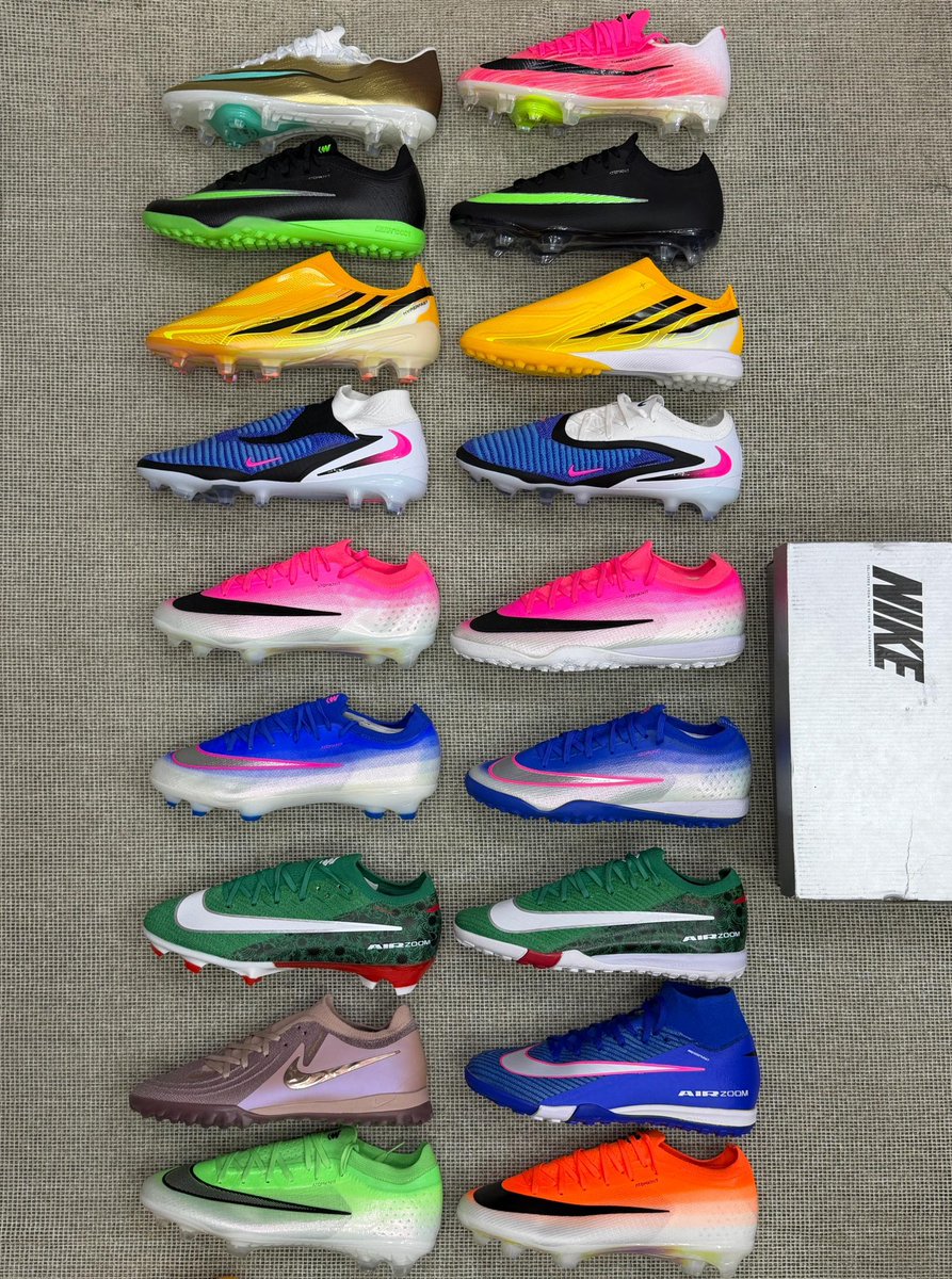 Pitchpr0's tweet photo. New Inn😍😍
Sizes:40-45
Price:47k
Location:Kaduna
Delivery Nationwide

⚠️ PitchPro is an independent brand. We are not affiliated with, endorsed by, or sponsored by any football club, league, or sportswear brand.
#FootballFans #Fyp #kaduna #Abuja #boot https://t.co/2vQYrLaQqd