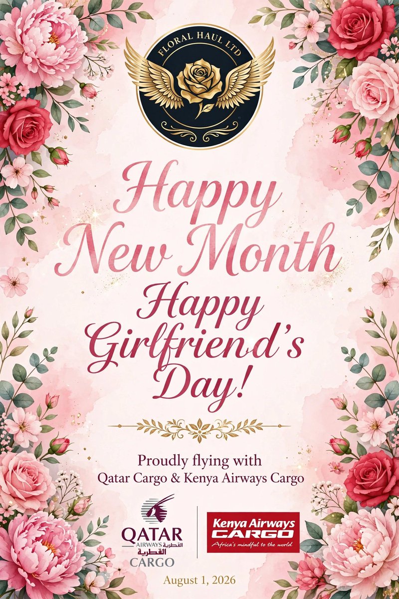 CyprianOgonda's tweet photo. #FloralHaulLtd #HappyNewMonth #HappyGirlfriendsDay #KenyaFlowers #FlowerExport #FlowerConsolidator #ProudlyFlyingWith #QatarCargo #KenyaAirwaysCargo #KQ #SolitAir #AstralAviation #AirfreightKenya #FreshRoses #MadeInKenya #FromFarmToWorld. https://t.co/08mtsi3qYm