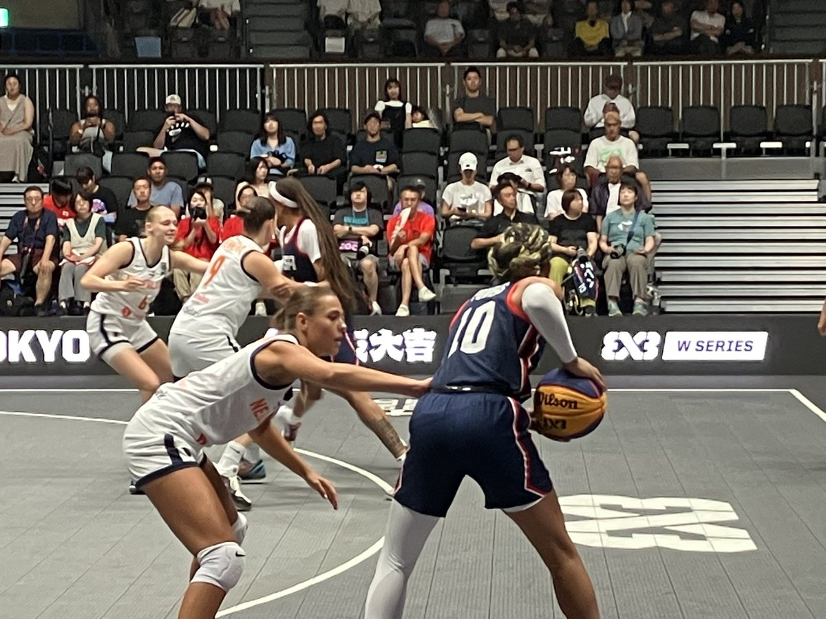 minoru_st's tweet photo. FIBA 3x3 Women's Series Tokyo Stop 2026. Main Draw Pool A. Netherlands U25  vs United States. 10対8でNetherlands U25 の勝利。
#3x3WS #FIBA3x3 https://t.co/p2UpXTn1dV