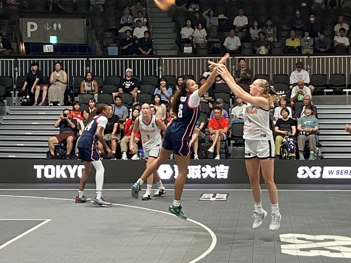 minoru_st's tweet photo. FIBA 3x3 Women's Series Tokyo Stop 2026. Main Draw Pool A. Netherlands U25  vs United States. 10対8でNetherlands U25 の勝利。
#3x3WS #FIBA3x3 https://t.co/p2UpXTn1dV