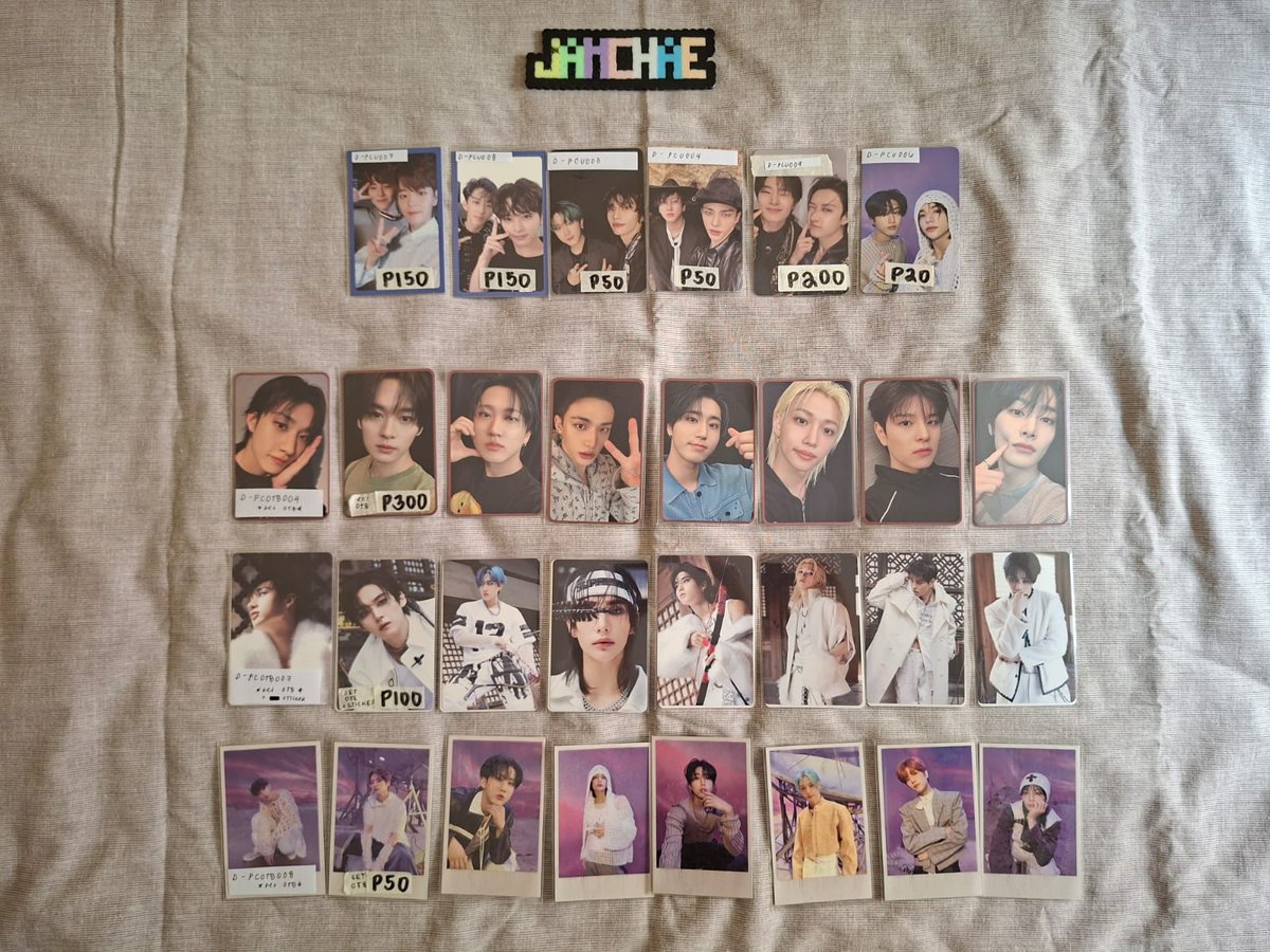 jamchae's tweet photo. 🏷️ wts lfb skz ph bang chan lee know minho changbin hyunjin han felix seungmin in jeongin stray kids

✨ STAY DAY 080126 SALE ✨
— for non-set takers, must claim minimum of 2 photocards

DOP: PAYO
** (more then P500, payment terms negotiable)
MOP: GCash / BDO
MOD: JNT / SDD / Meet-Up (allforskzph's stay day at k:ita cafe aug. 16)

#jamchaesells