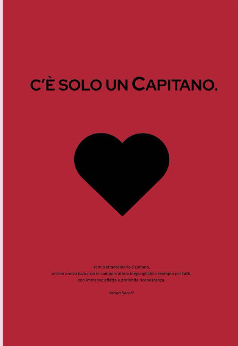 Raffy1380's tweet photo. Arrigo Sacchi alla gazzetta dello sport 😭😭😭 #Baresi #6persempre https://t.co/EVu6vkWynx