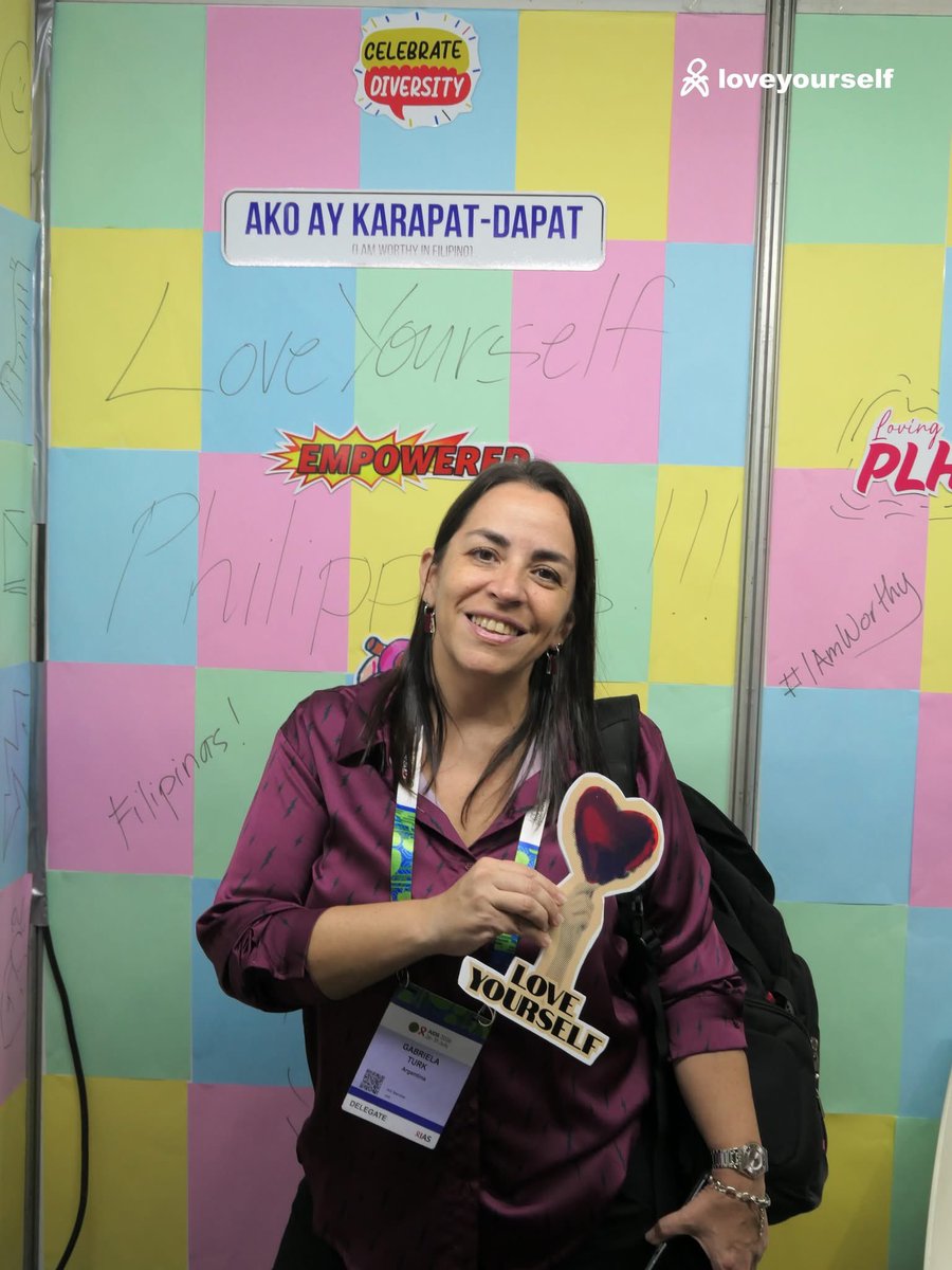 LoveYourselfPh's tweet photo. Thank you to everyone who stopped by the LoveYourself booth at #AIDS2026. We appreciate the opportunity to connect with advocates, partners, researchers, and communities from around the world. See you at the next one.

#LoveYourselfPH
#AIDS2026
#RethinkRebuildRise https://t.co/V3jS02BAJ0