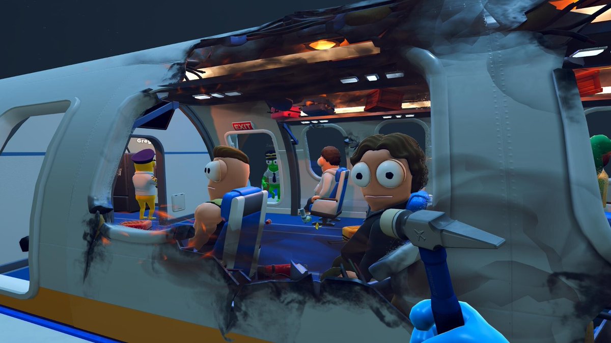 gamespark's tweet photo. 次にくるハチャメチャ協力ゲーはこれかも！航空クルーシム『Dear Passengers』ウィッシュリスト登録数200万件突破。乗客の安全は二の次三の次、何でもアリの空の旅へ
https://t.co/Y7s8V6BlH2

https://t.co/M2QpYReFuD https://t.co/IHxoJpHSy1