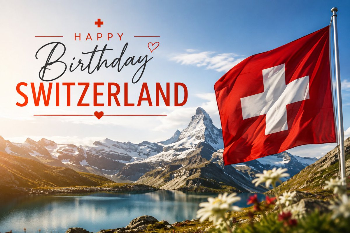ZRHNoir's tweet photo. Happy birthday Switzerland 🇨🇭 https://t.co/OBlKEew70c