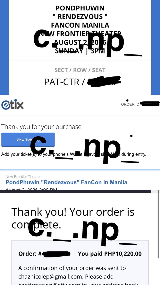 ingriditty's tweet photo. SELLING MY PPW RENDEZVOUS FANCON MANILA TICKET

PATRON A CENTER
Price: ₱10k (still negotiable)
F2F transaction only. DM for loc and more details

RSF: Not going anymore due to sudden conflict.

LEGIT!! NO TO SCAMMERS
#PondPhuwinRendezvousinPH
 #PondphuwinrendezvousinPH https://t.co/i59t7jDcCA