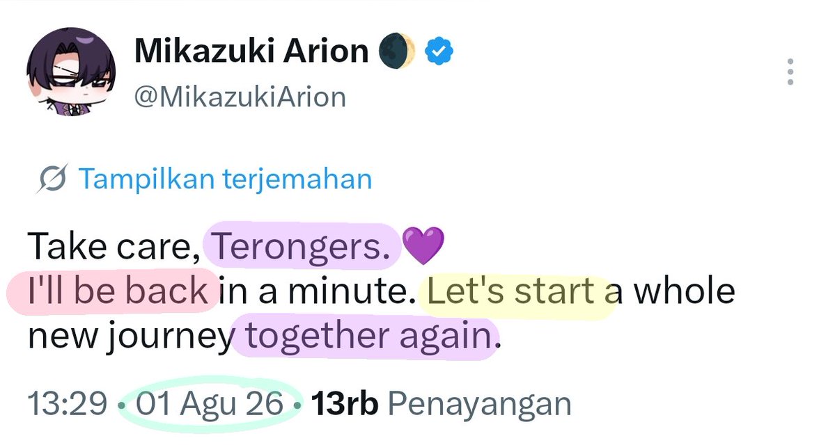 rigrowz's tweet photo. thank you for coming back!💜 https://t.co/v9cH0UKENV