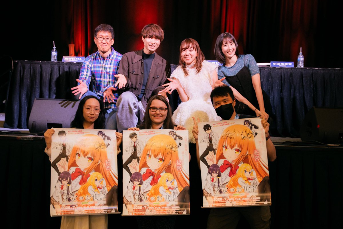 TakeshiTakadera's tweet photo. I posted some more photos of the screening of #才女のお世話

#ARV2026 #Anirevo https://t.co/VgIiwmcyVm