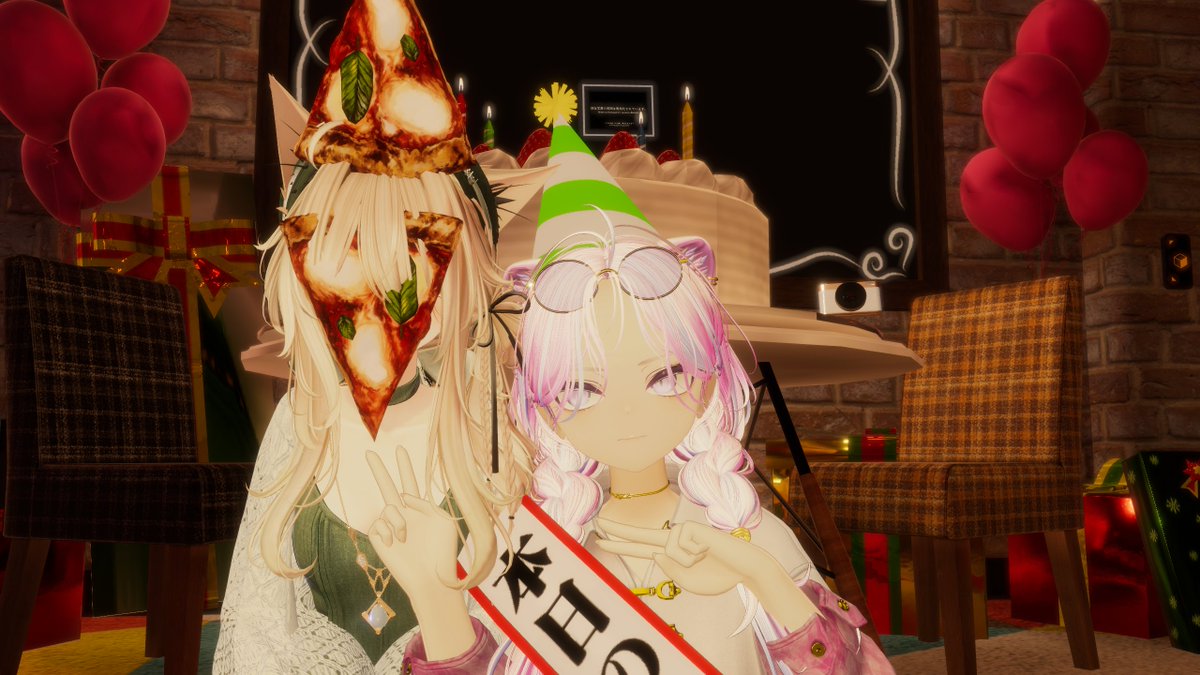 Kagari_VR's tweet photo. かとさんハピバ！！🎉🎊🍰 https://t.co/gbd4ZHsFdI