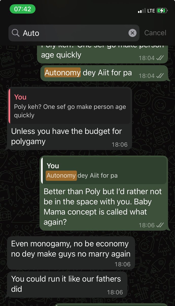 Uncircumcisedx's tweet photo. This is so True, marriage isn’t a do by force. Was having this convo about marriage few weeks ago where I told my guy I’d prefer autonomy(keeping individuality inside the relationship) if I must marry but I’d really like to have children through any means but marriage. https://t.co/FgdeObsuFX