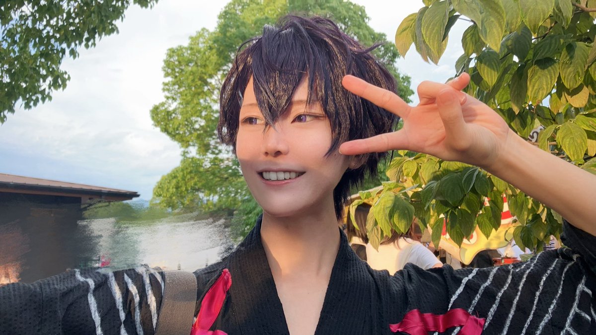 jiyunigeru's tweet photo. 先週の富士まつりで撮ってくれてた写真!!
楽しくて超ニッコニコ✨😁😁 https://t.co/h2qhxHIzyy