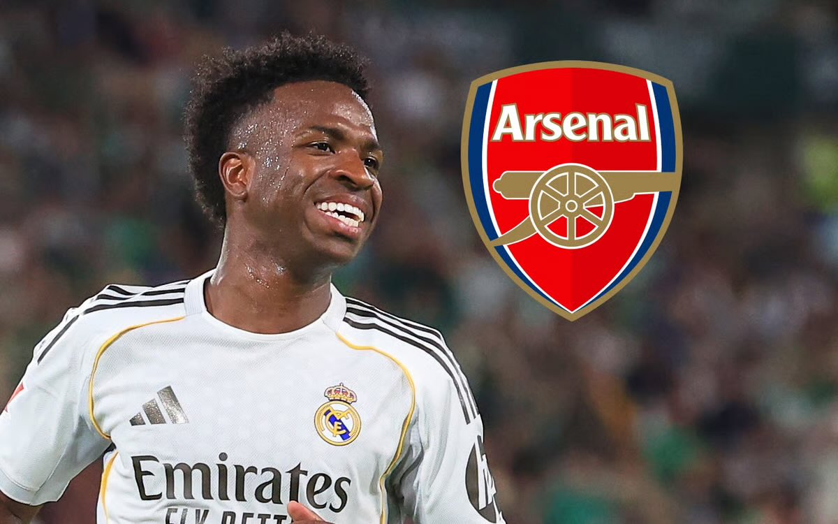 Arsenalnewschan's tweet photo. Do YOU think that #Arsenal WILL sign Vinícius Júnior 🇧🇷 from Real Madrid this summer?! 🤔 💰 

RT for NO ❌                            Like for YES✅ https://t.co/5Lgo4E9sBd