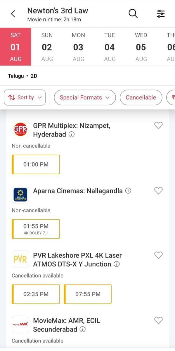 pat13_47's tweet photo. Every theatre lo shows ki demans perigipothundi. 🤩 #Newtons3rdLaw mouth talk box office ni blast chestundi . 🔥 https://t.co/XmowfoxGcH