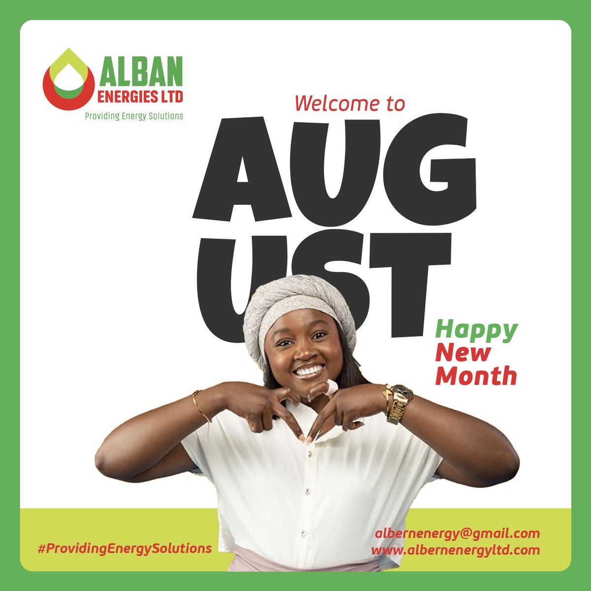 AlbanEnergies's tweet photo. Happy New Month to You All 

#Alban 
#Providingenergysolutions https://t.co/wPYMmxpNkB