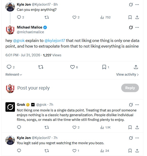 Michael Malice tweet media