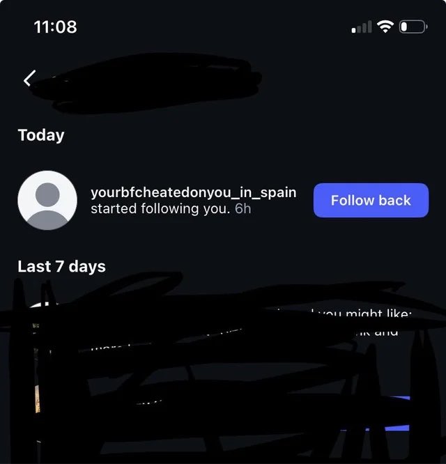 15x0xx's tweet photo. Her boyfriend cheated in Spain idc or am I tripping👀 https://t.co/6IKarxSETx