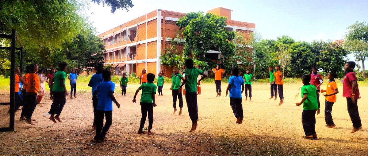 ishavidhya's tweet photo. Bonding at the Playground

The campus at Isha Vidhya Villupuram comes alive with laughter and excitement as students play with enthusiasm on the playground during P.E. class and breaks—building friendships, physical fitness, and teamwork along the way. https://t.co/idvQYqcFUi