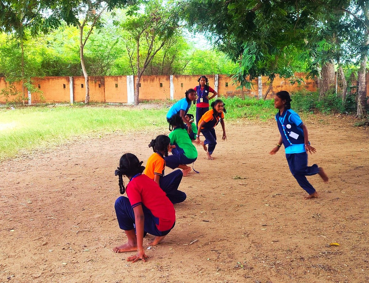 ishavidhya's tweet photo. Bonding at the Playground

The campus at Isha Vidhya Villupuram comes alive with laughter and excitement as students play with enthusiasm on the playground during P.E. class and breaks—building friendships, physical fitness, and teamwork along the way. https://t.co/idvQYqcFUi