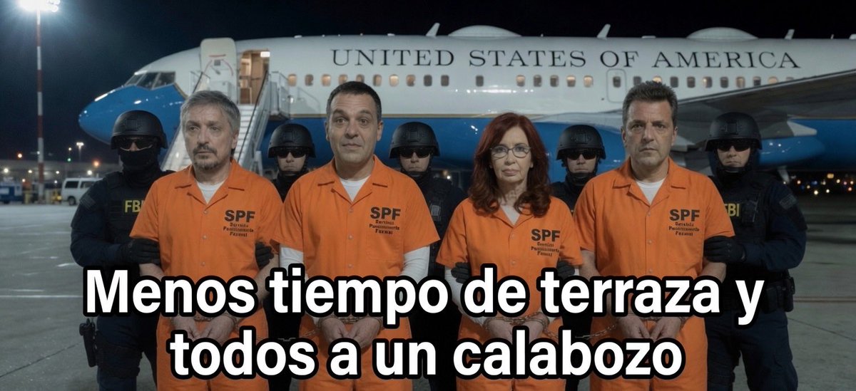 ZiggieWolf13's tweet photo. @psperettiok @CFKArgentina Tu de óvulos: la ONau ya estableció que crímenes de corrupcion equivalen a los de Lesa Humanidad. A CFK hay que quitarle la domiciliaria, transkadarla a Unidad Penitenciaria ó mejor aún. Traerla a EEUU para que responda por el Memo de Iran y el magnicidio del fiscal Nissman https://t.co/y7egp3g8qZ