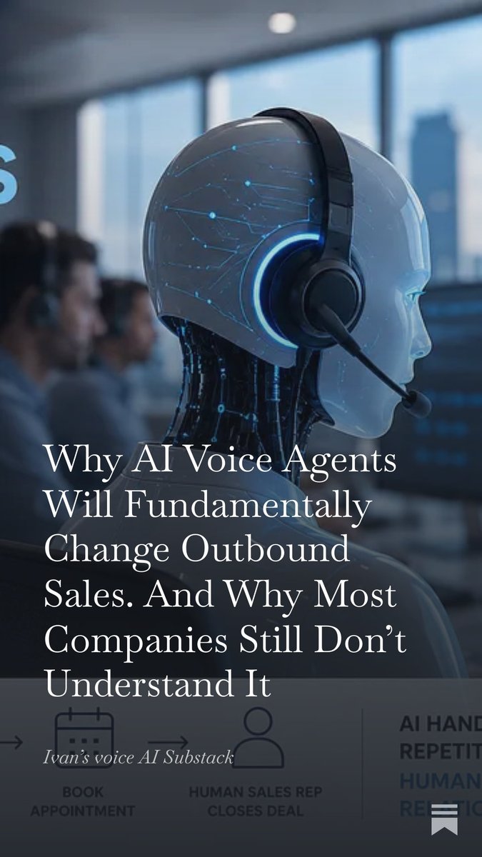 Globalagentai's tweet photo. AI voice agents don’t replace sales teams. They eliminate repetitive work so humans can focus on closing deals.
The outbound sales revolution has already started.

https://t.co/Gc1XxcUSqT
#AI #Sales #CallCenter #VoiceAI https://t.co/eqCc9y0VhW