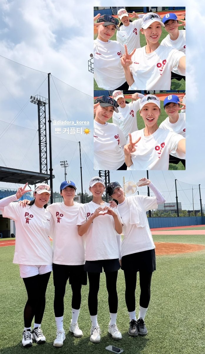 tku4everything's tweet photo. 온아언니 왤케 기욥찌.. 세현선수가 준 티셔츠입고 단체샷ㅜ아기여워블퀸언니들♡ https://t.co/JnSfHmZcDa