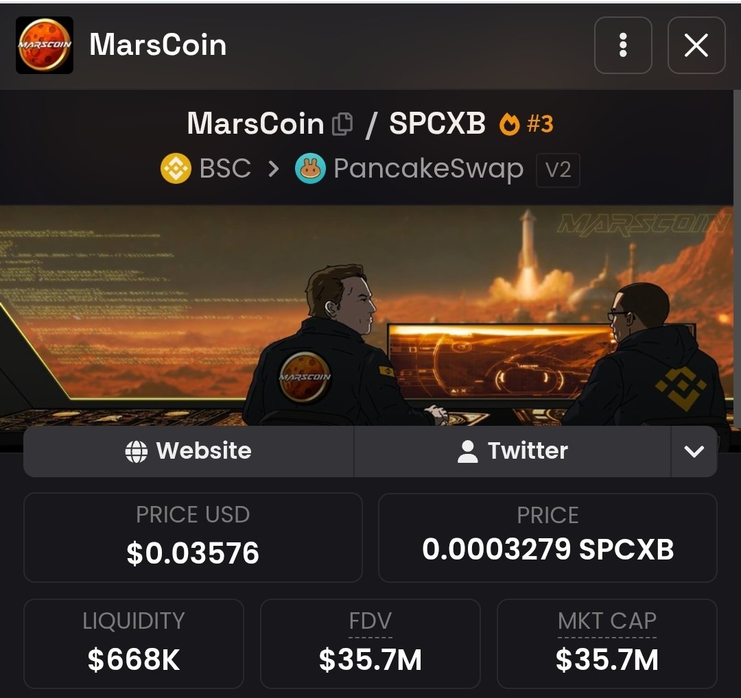 kungfu_hunter's tweet photo. Ông top holder $MARSCOIN mua khoảng 11K$ → lãi gần 500K$ 

+4,000% PnL

Trong khi hàng loạt holder khác cũng đang có lãi 

Nhìn người ta ăn dễ thế còn danh mục mình… toàn shitcoin :)) https://t.co/OJiSAuJfFO