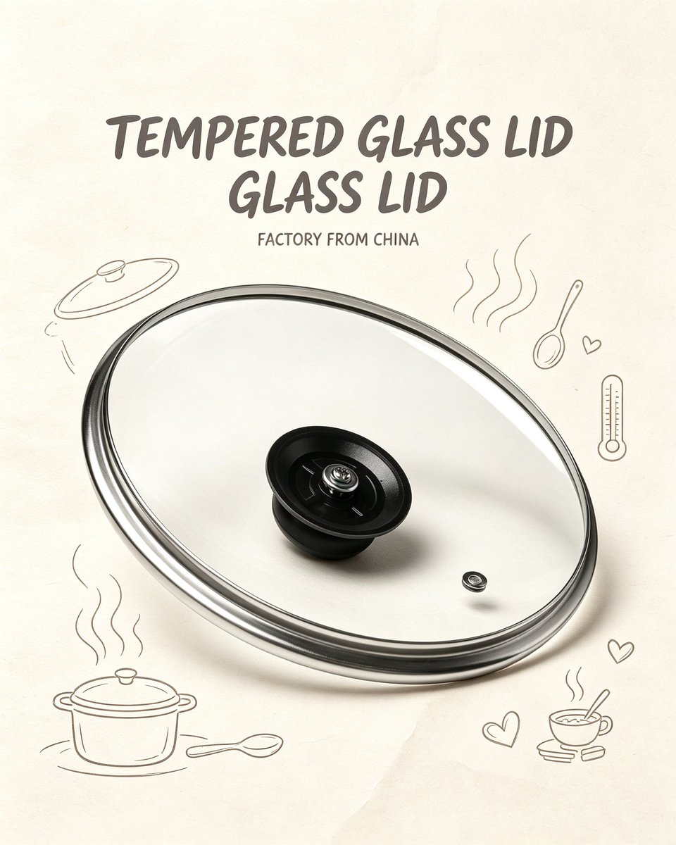 JohnsonYu_'s tweet photo. 🥘 Reliable Tempered Glass Lid
Clear vision while cooking
Heat safe silicone handle
Solid stainless steel edging
Multiple sizes available, welcome bulk inquiries 📦 https://t.co/C7PQh65LvG