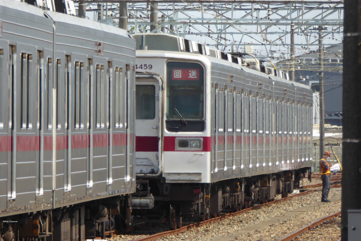 Rail_Channel's tweet photo. 2026.7.31 #春日部支所
#11432F は組めるペアが居ないため運用無しが続く。あとは #11459F + #11458F が分割して訓練してたり
#10030型 https://t.co/k93slxNteq