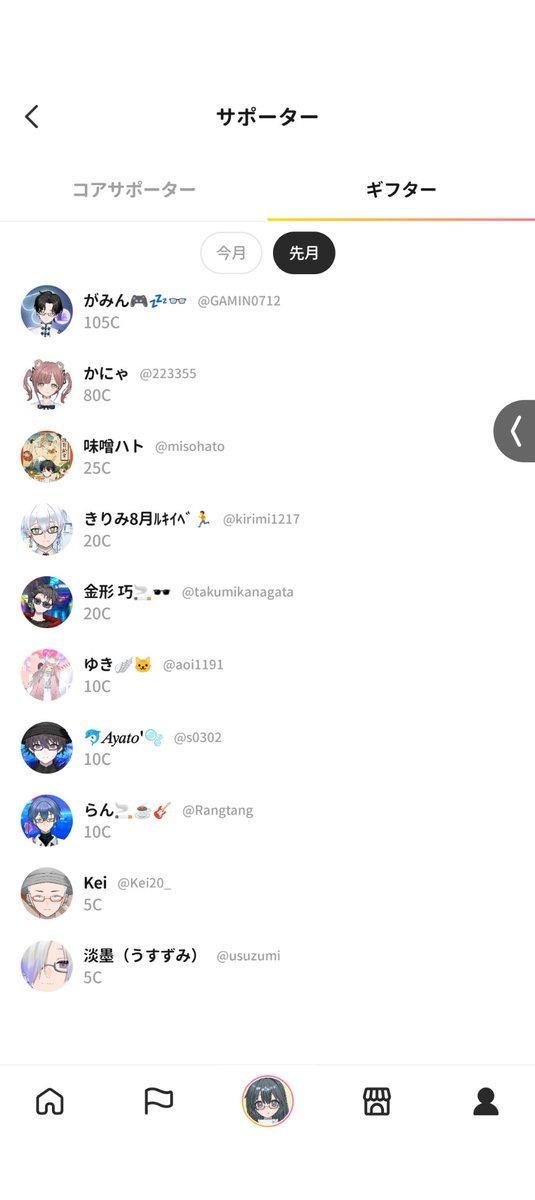 sa_naa_7's tweet photo. 先月ギフトをくださった方々、本当にありがとうございます。

仲良くしてくださることに感謝しかないです。 https://t.co/ubudcEPRAP