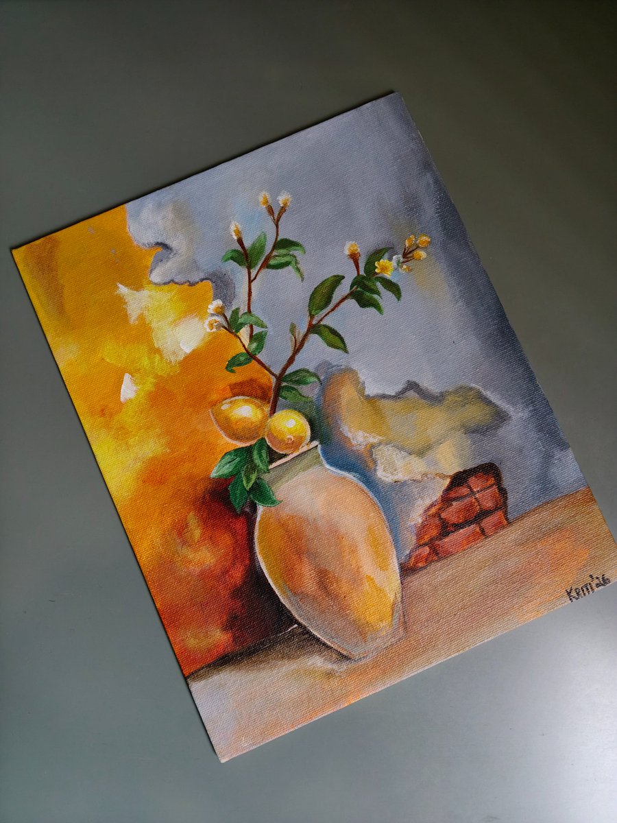 Indianpunner's tweet photo. Acrylic on canvas
#artistsoftwitter https://t.co/83uNJc3ki1